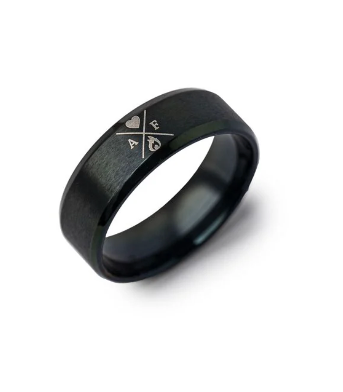 Amor Fati Stoic Logo Ring