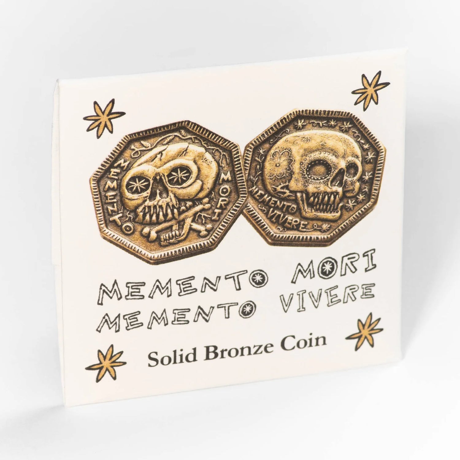 Memento Mori / Memento Vivere Reminder Bronze Coin