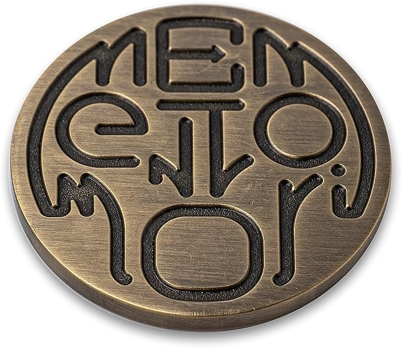 Memento Mori Coin – Hidden Skull Brass EDC Challenge Coin