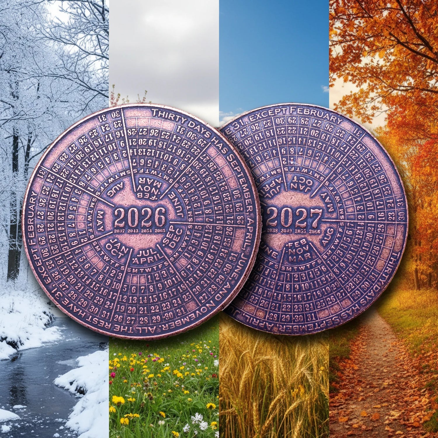 Two-Year Calendar Coin (2026-2027)
