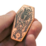 Coffin Memento Mori Memento Vivere Copper